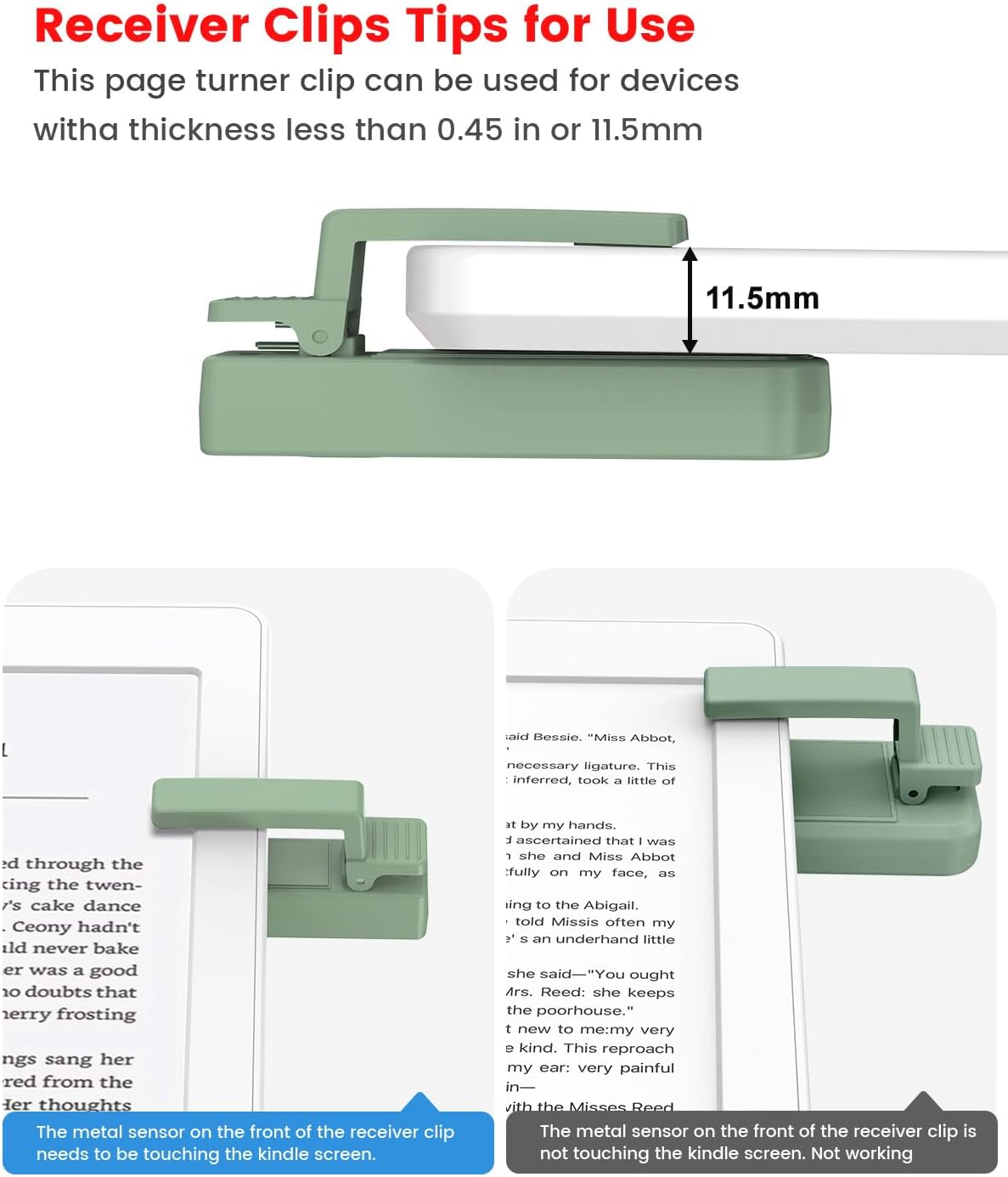 Thumbnail 4 de RF Remote Control Page Turner for Kindle Paperwhite