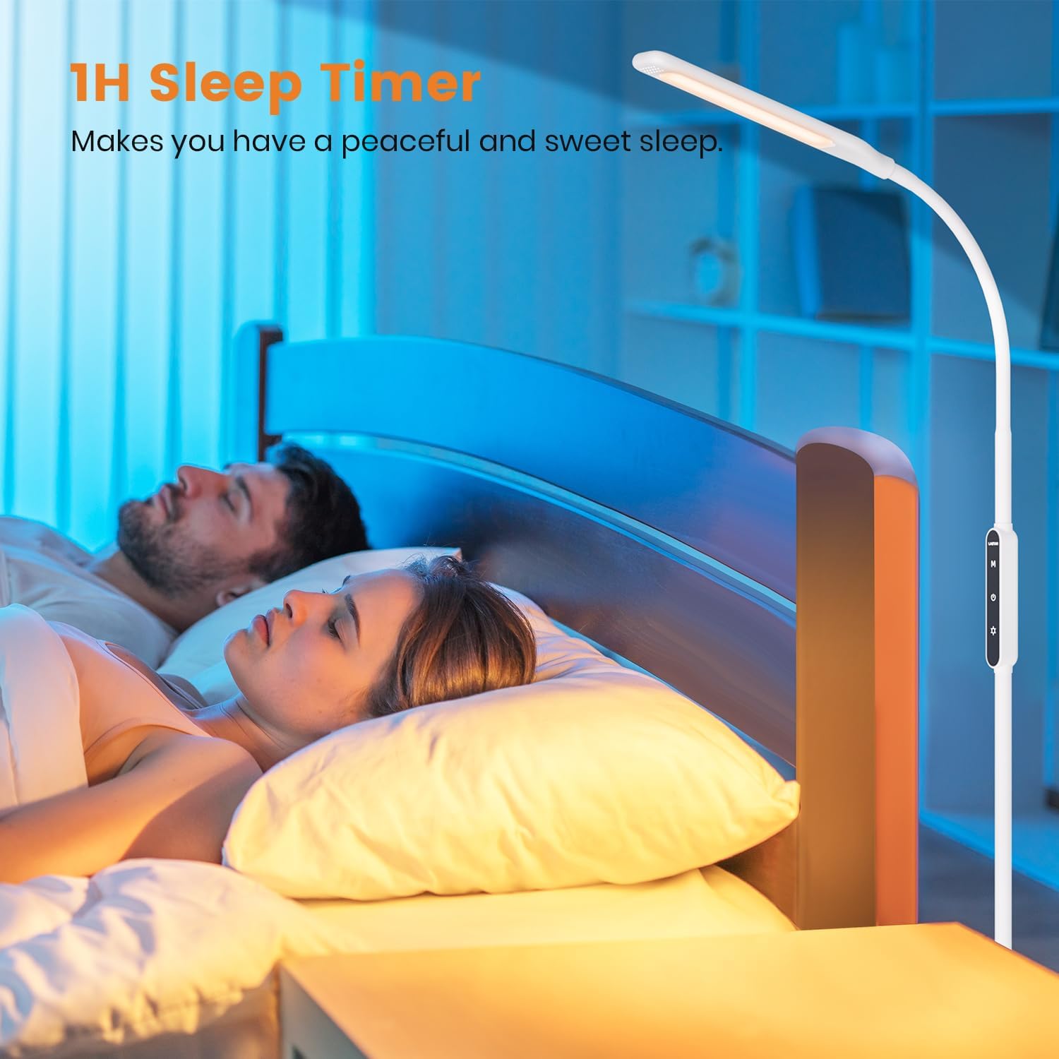 Thumbnail 5 de Lastar LED Floor Lamp with Remote & Touch Control and Adjustable 3000K–6500K