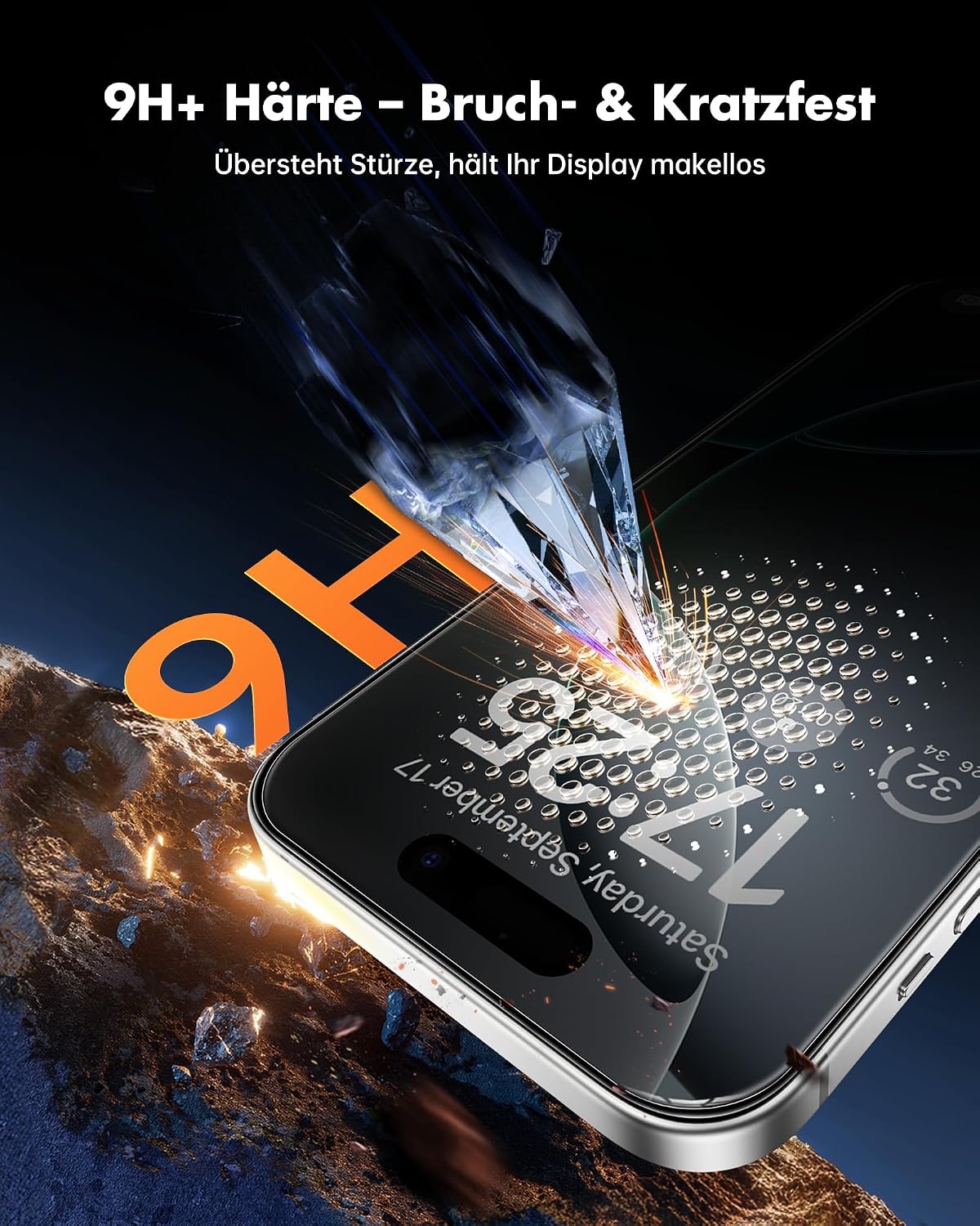 Thumbnail 4 de UNBREAKcable Sichtschutzfolie iPhone 16 Pro Max 6,9 Zoll