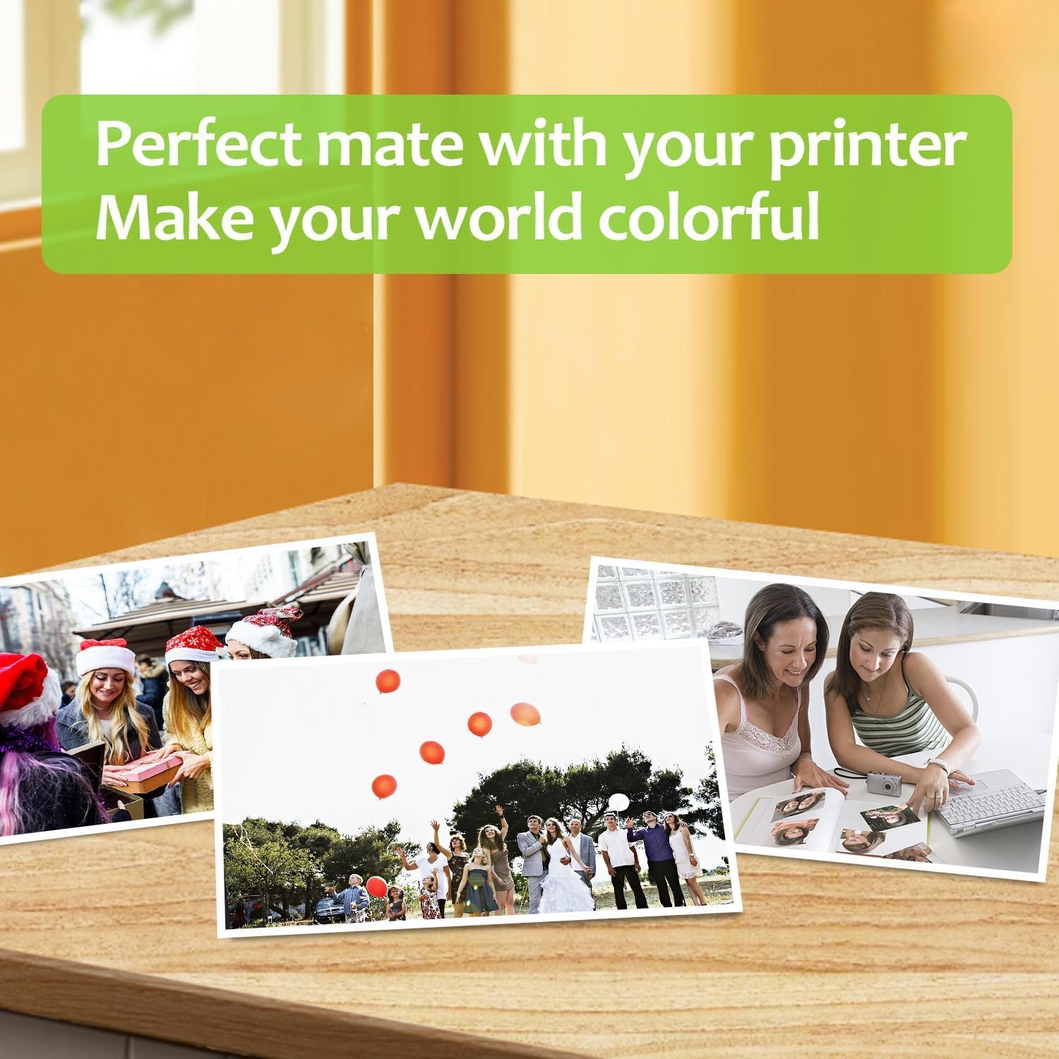 Detalle 2 de OULADUN 246XL Color Ink Cartridge, Remanufactured 2-Pack for Canon PIXMA
