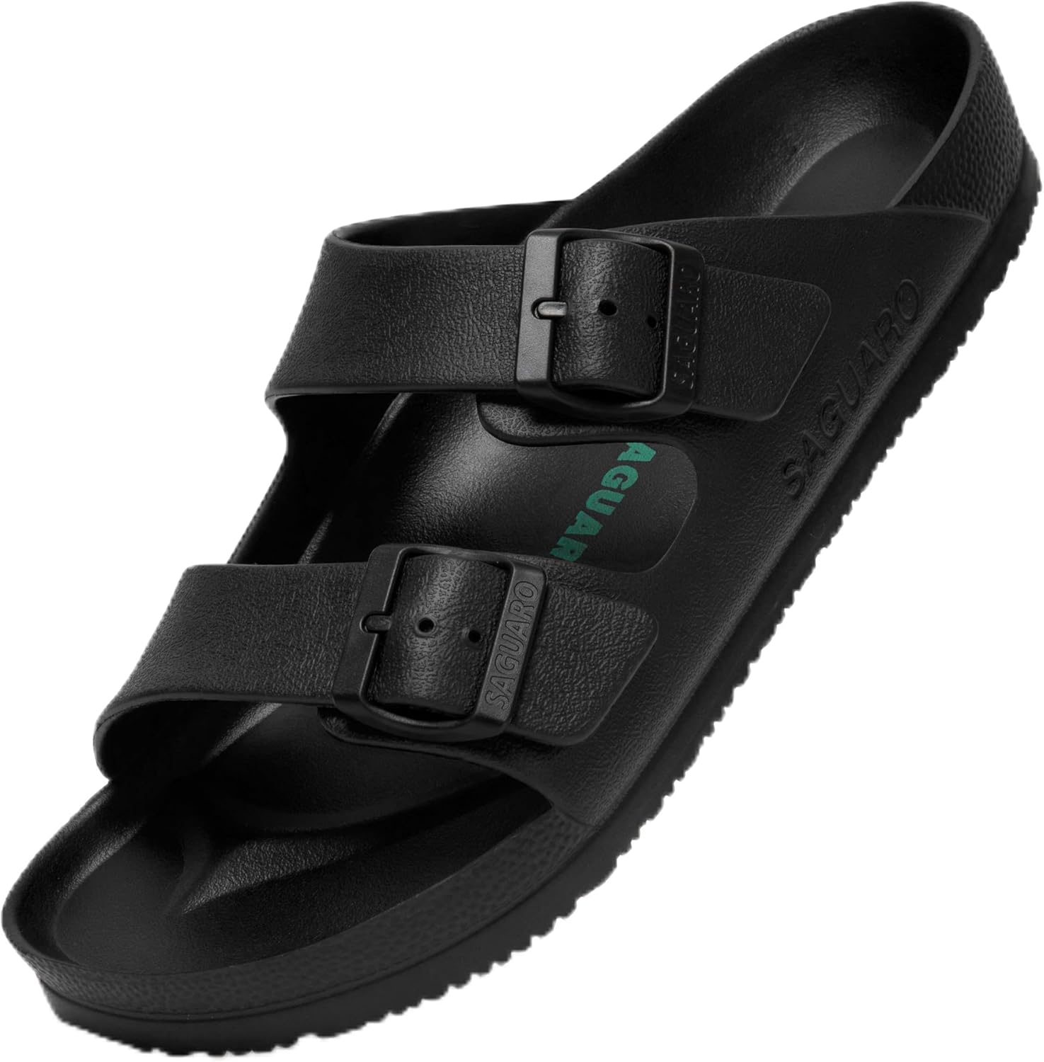 Detalle de SAGUARO Eva Ciabatte Uomo Donna Pantofole Antiscivolo EVA Nero 43 EU