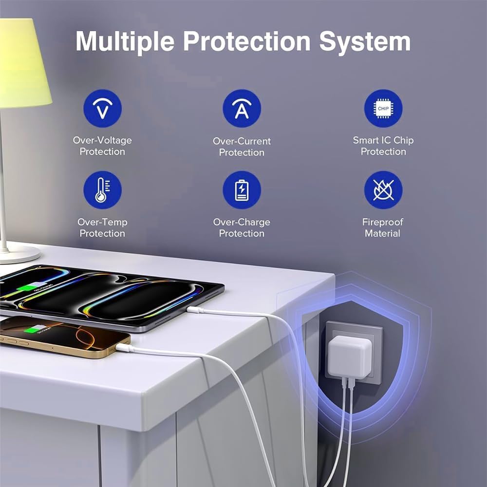 Detalle 2 de USB C Multi Charger 4‑Port for Phones