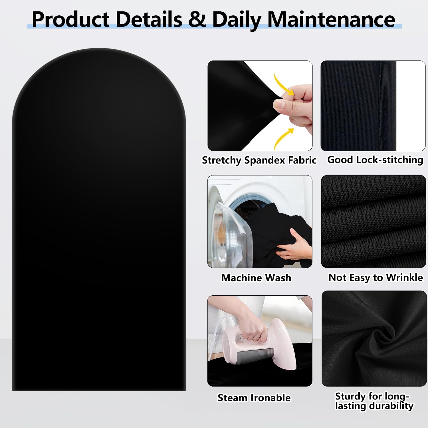 Detalle 2 de HEMMOTOP 7.2 ft Arch Backdrop Cover