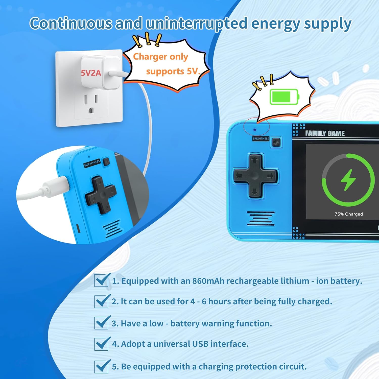 Thumbnail 2 de P30S handheld game console 3.0-inch