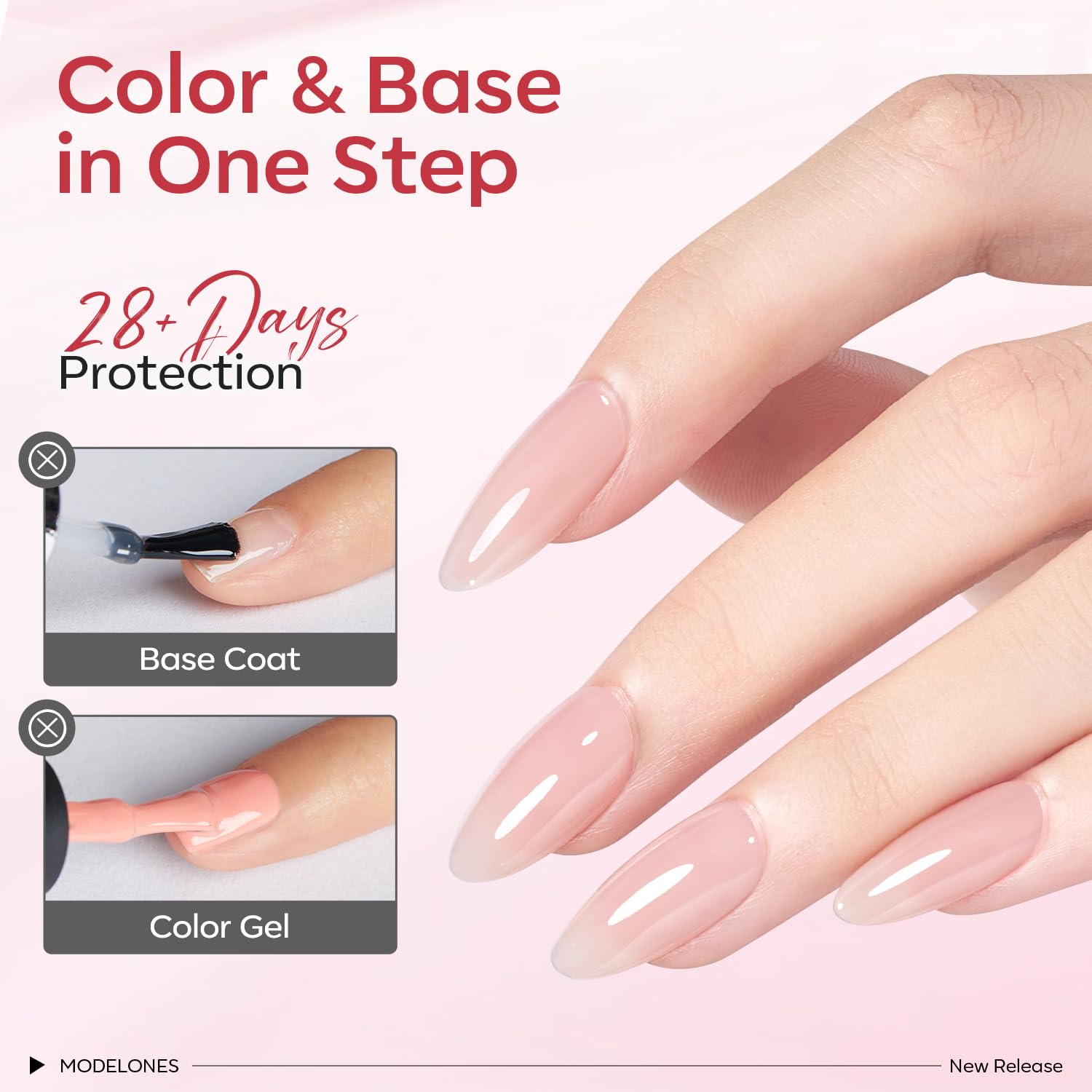 Thumbnail 5 de Modelones Rubber Base Gel Set 6 Colors