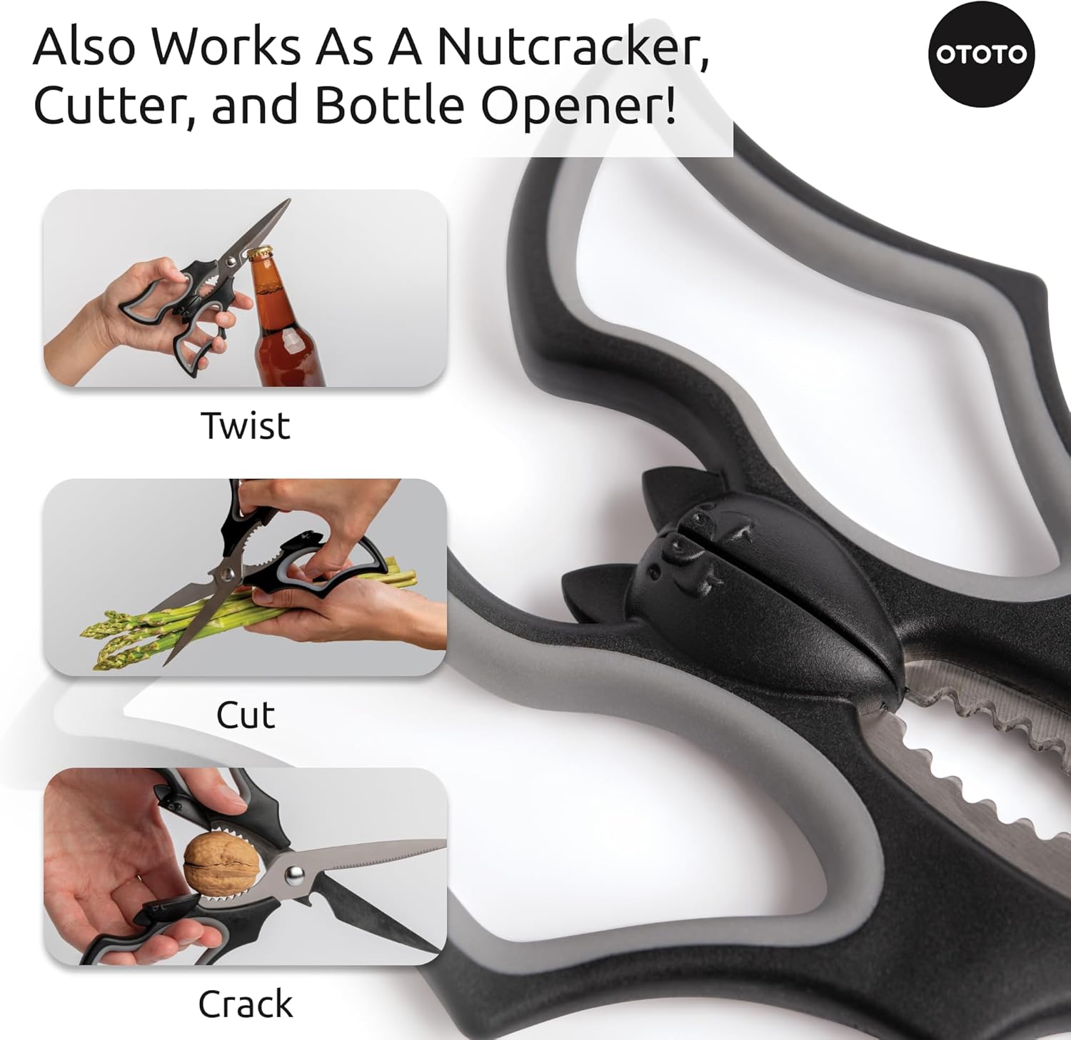 Thumbnail 3 de OTOTO Elizabat Kitchen Scissors
