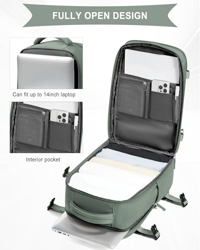 Thumbnail 6 de SZLX Mochila de Cabina 40x30x20 para Ryanair y Wizz Air (mujer) impermeable, desplegable 180°