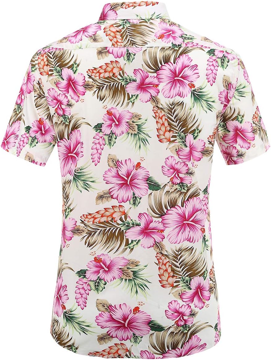 Detalle 2 de JEETOO Chemise hawaienne Homme Ananas Été