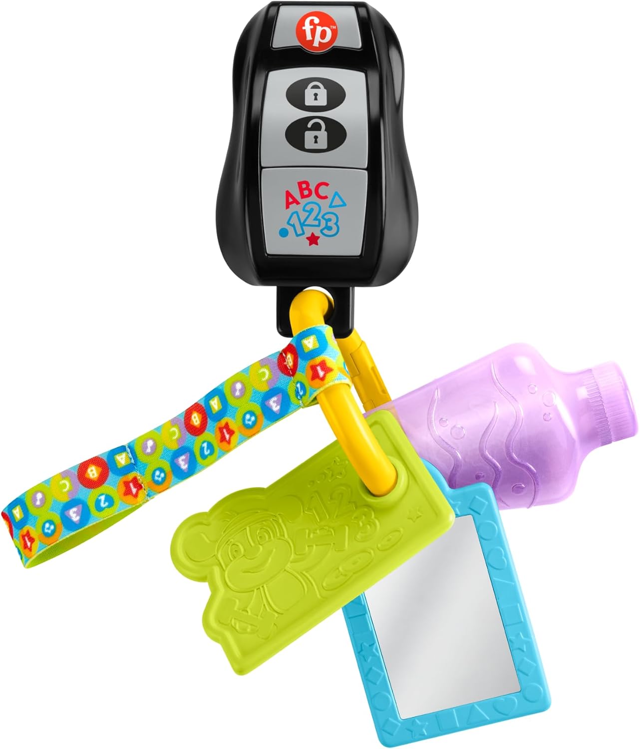 Detalle de Fisher-Price Jouet Musical Rires et Éveil Mes Premiers Clés d’Activité (HXF50) – 4 Activités, 20+ Chansons