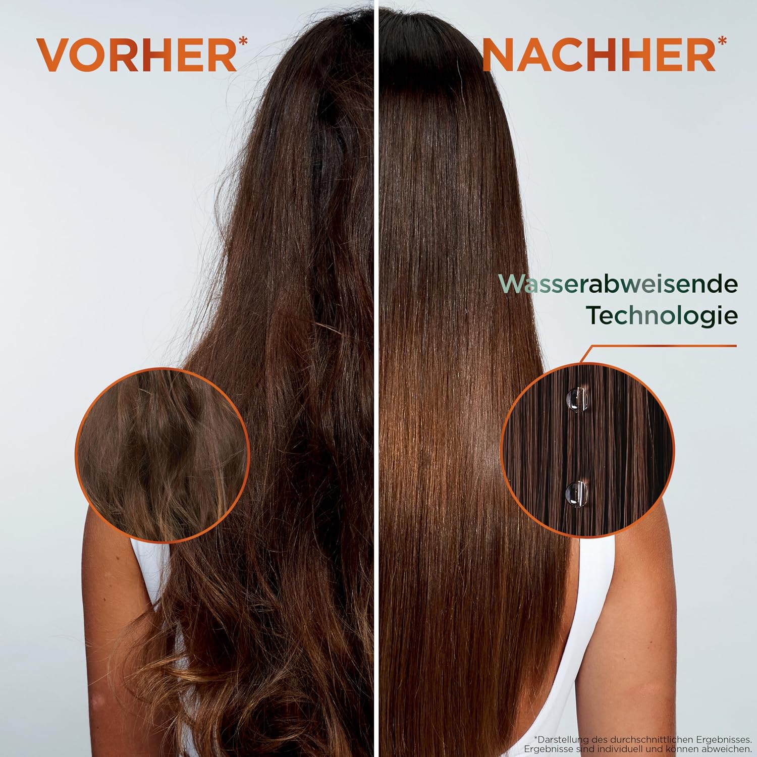 Detalle de Garnier Fructis Keratin Sleek schampo med arganolja, 6 x 200 ml