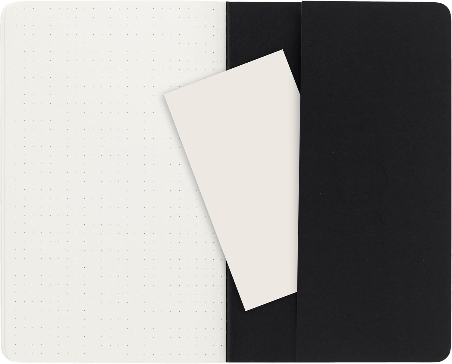 Detalle de Moleskine Cahier Journals Large Dot Black – prickad anteckningsbok, 80 sidor