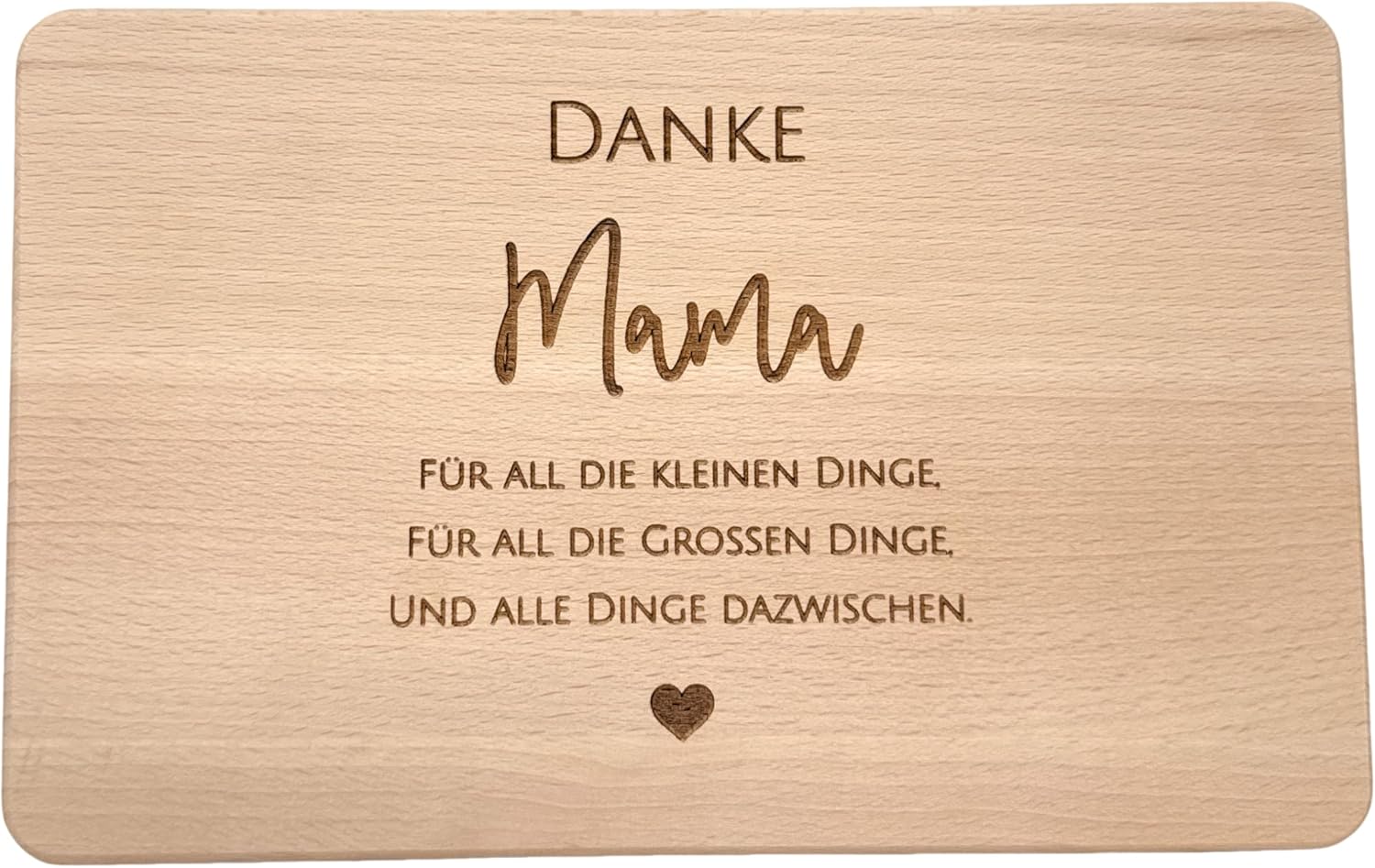 Thumbnail 2 de Geschenk Idee Frühstücksbrettchen aus Holz mit Gravur (Papa) – FSC-Haferholz, 22 × 14 × 1 cm