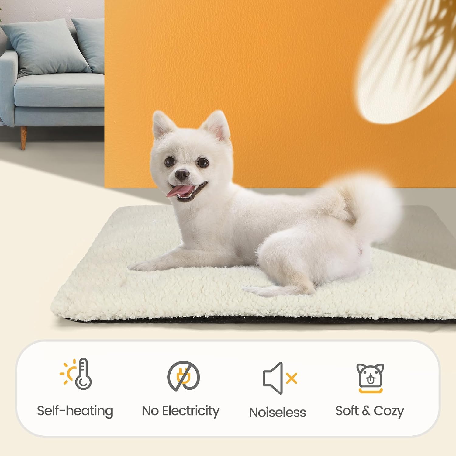 Detalle 2 de Mora Pets Self Heating Cat Bed 61 x 45 cm 🐾