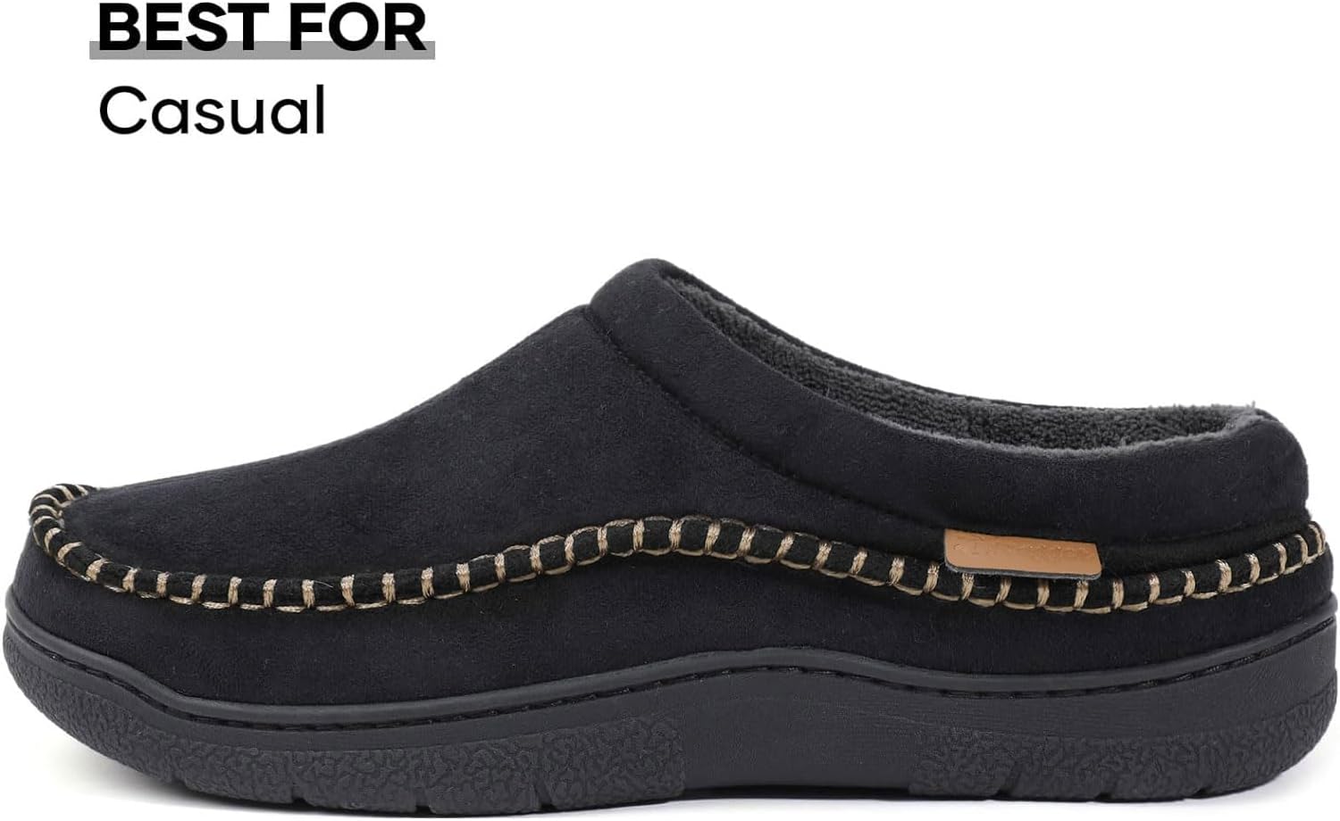 Thumbnail 4 de Zigzagger Moccasin Slippers for Men — Wide Fit
