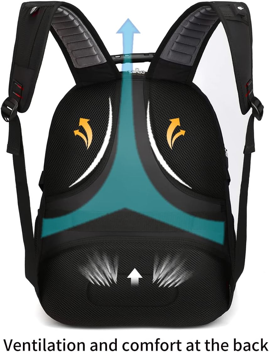 Detalle 1 de SHRRADOO Travel Laptop Backpack 50L