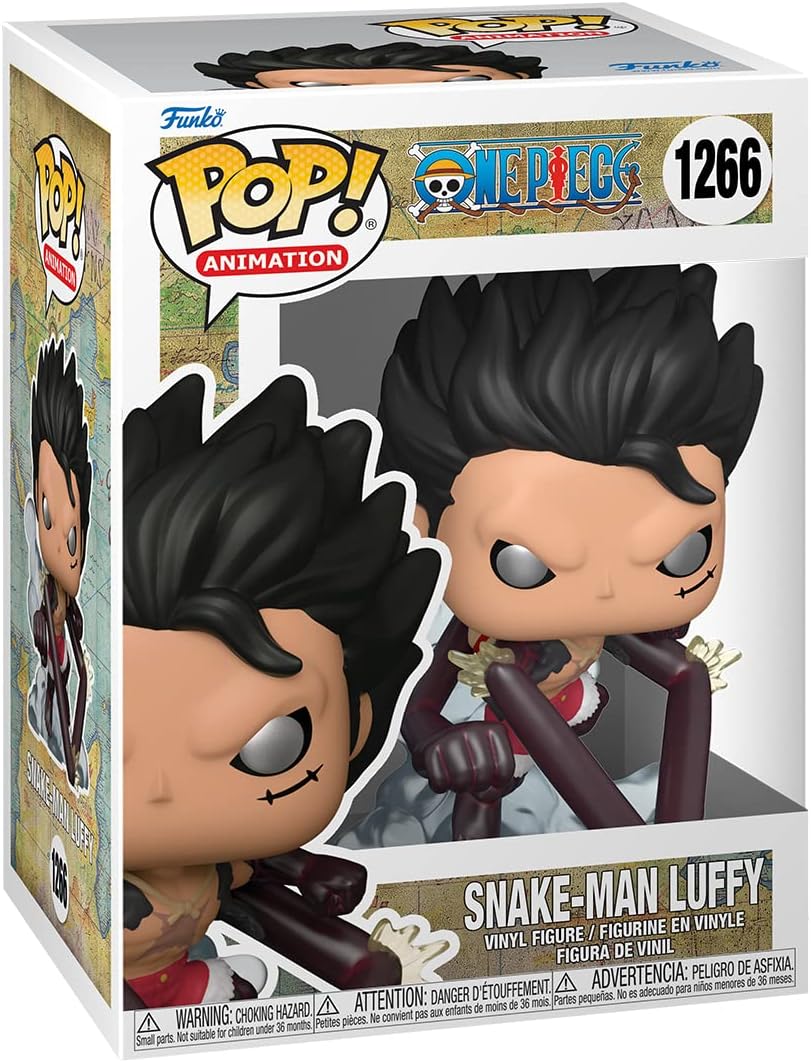 Detalle 2 de Funko POP! Animation: One Piece Snake-Man Monkey D. Luffy – Collectible Vinyl Figure