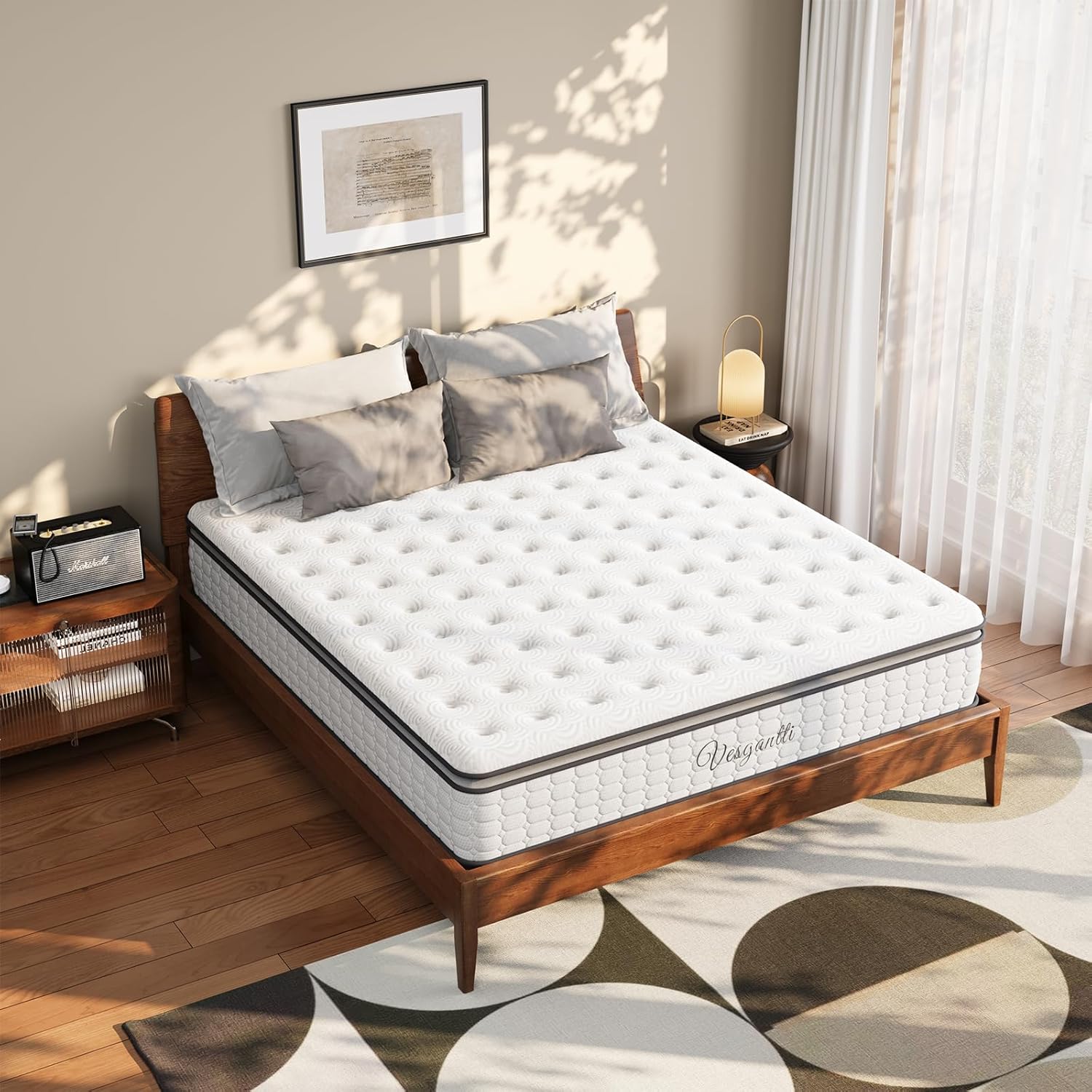 Thumbnail 6 de Vesgantti 3FT Single 10.6 Inch Pocket Sprung Mattress