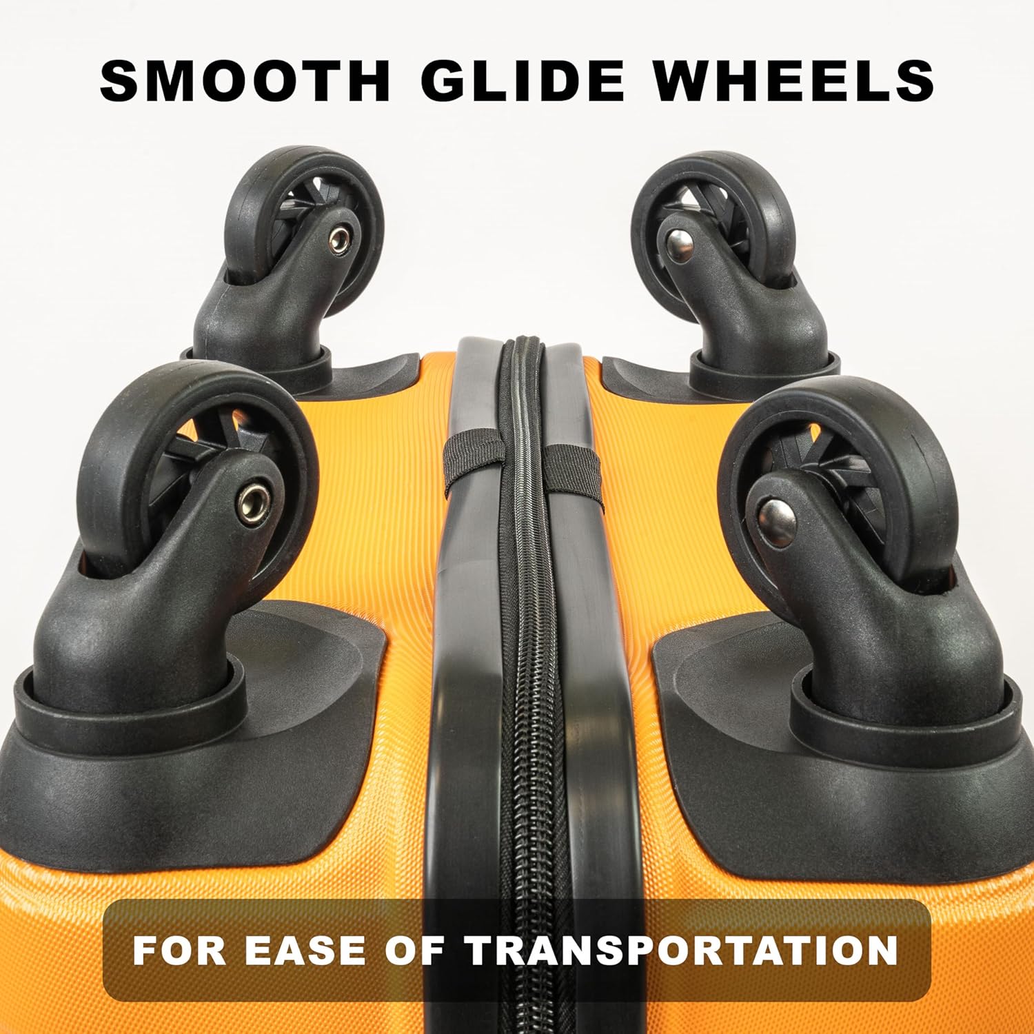 Thumbnail 4 de A2B Lightweight 55cm Cabin Approved Suitcase – Small Apricot Carry-On with Spinner Wheels