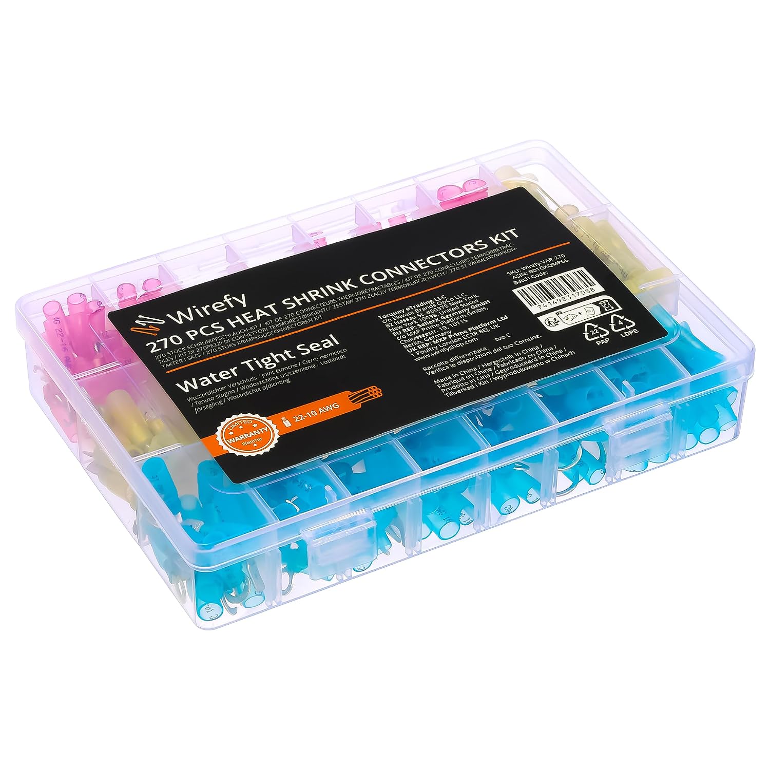 Detalle 2 de Heat shrink wire connectors kit 270 pcs