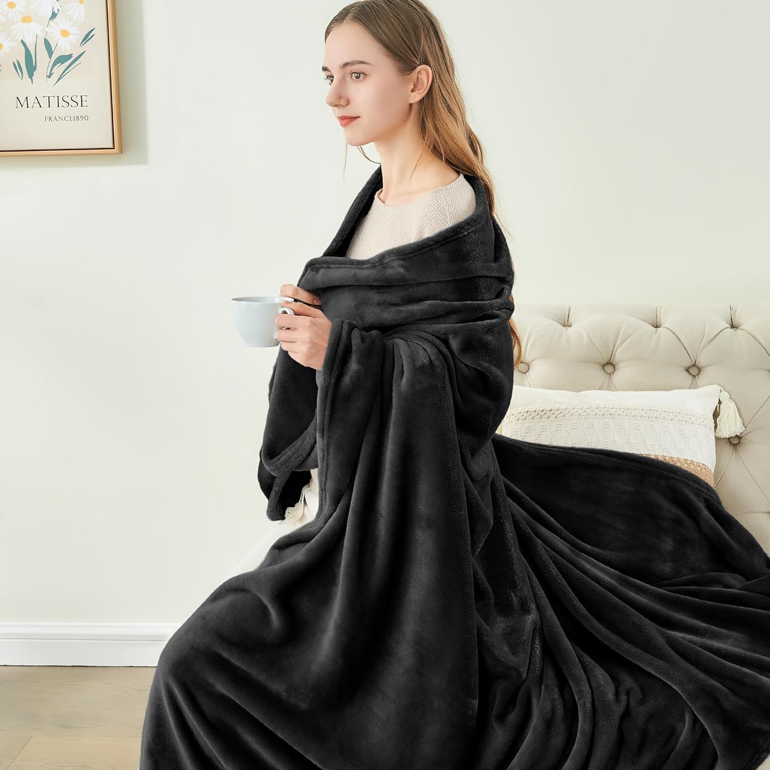 Thumbnail 4 de BEDELITE Fleece Blanket 50x60 inches cozy throw