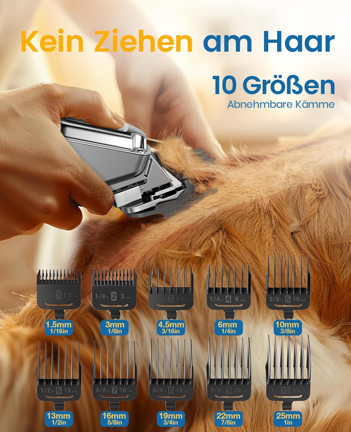 Detalle de oneisall Hundeschermaschine 2000 mAh ✂