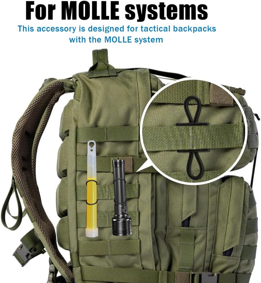Thumbnail 5 de Molle Attachments Binding Retainer – 15/30 pcs Gear Holder Clip for MOLLE System
