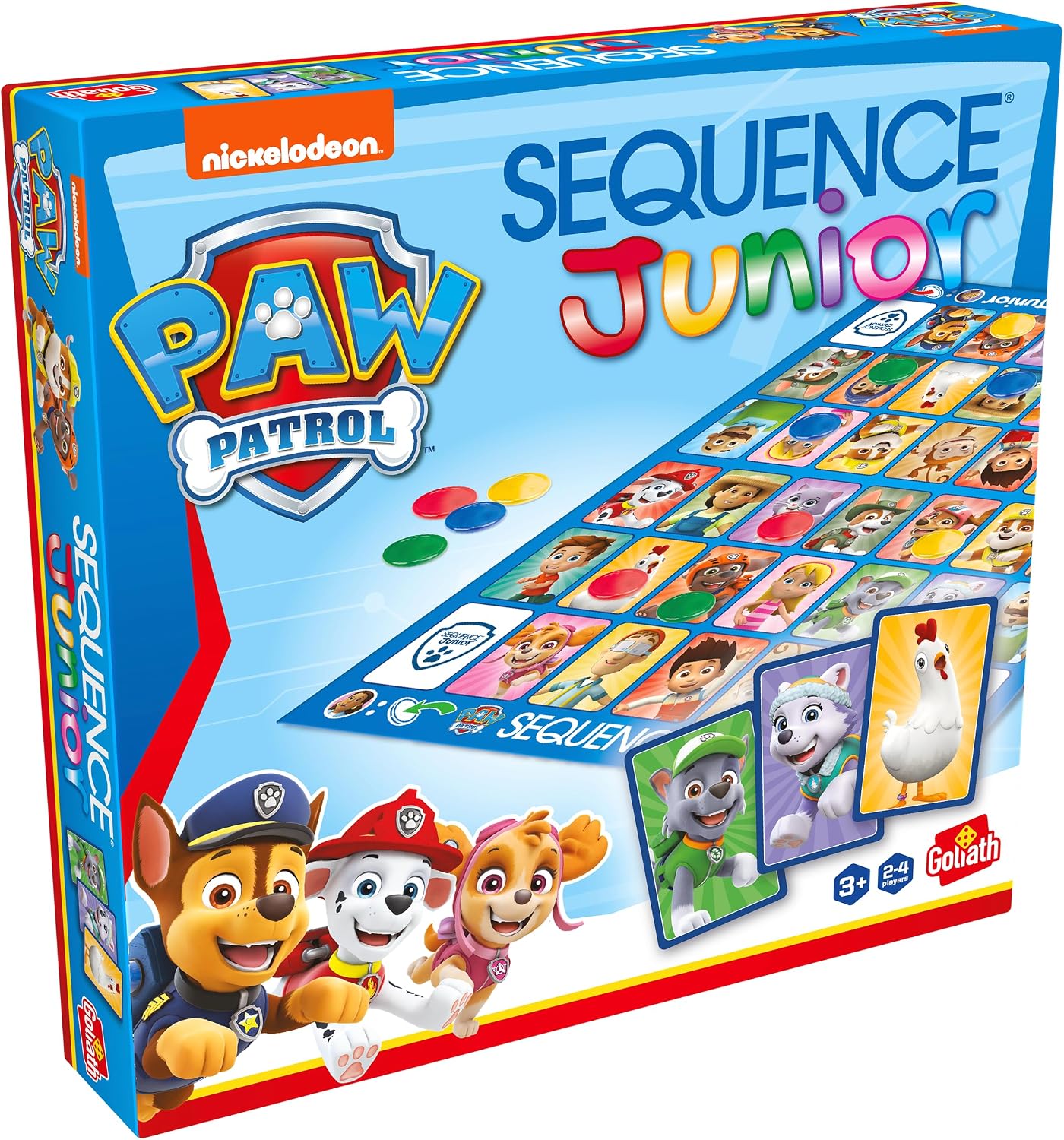 Detalle de Goliath Sequence 932016 Paw Patrol Junior family game, multicolour
