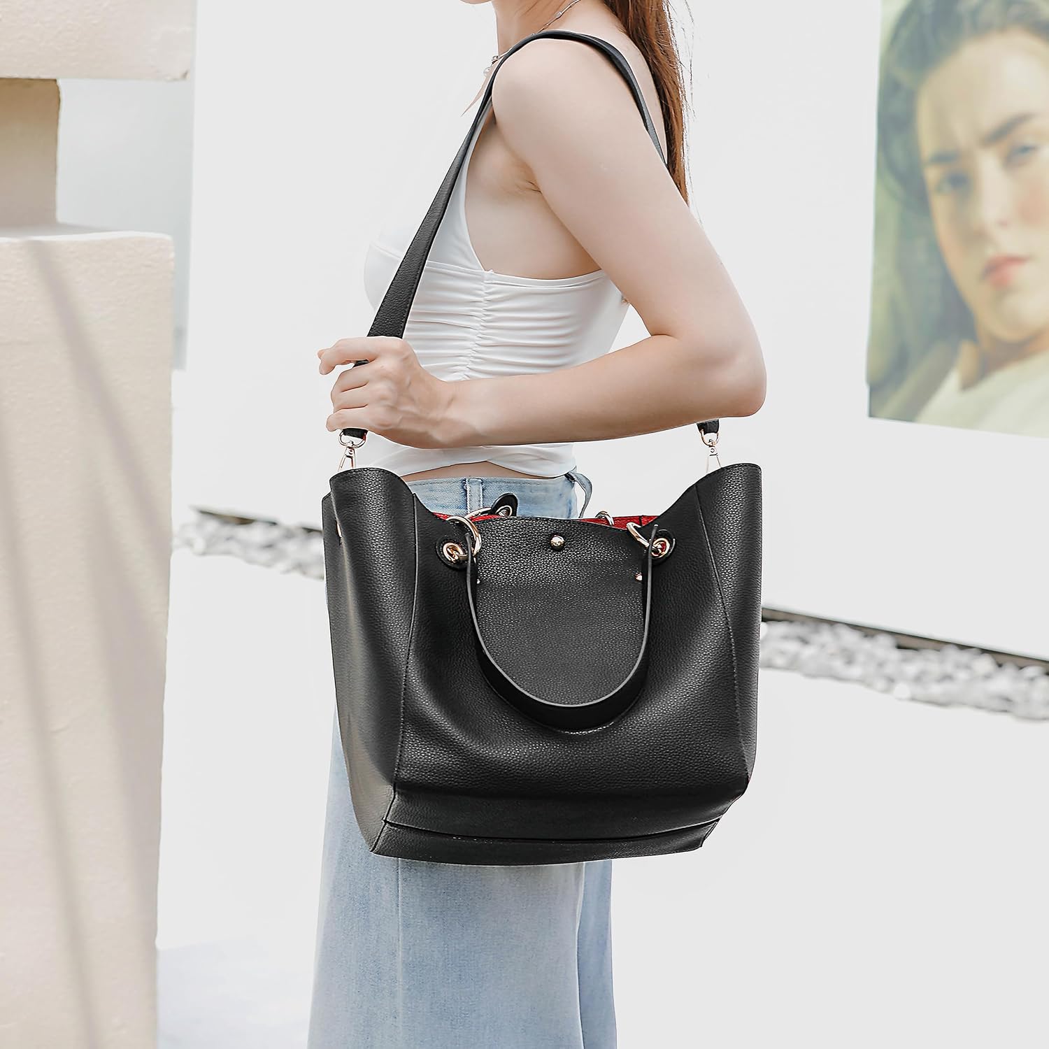 Detalle de sqlp Large Work Tote Bag 25L capacity