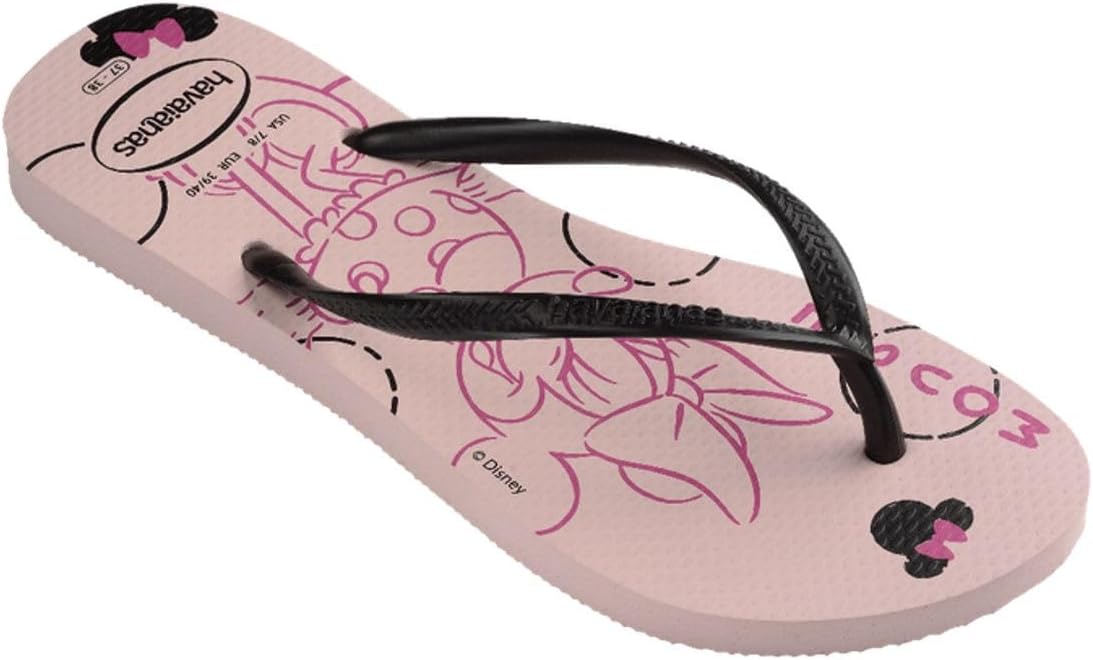 Thumbnail 1 de Havaianas Slim Disney (Mini Me) infradito per bambine e ragazze Peony Rose