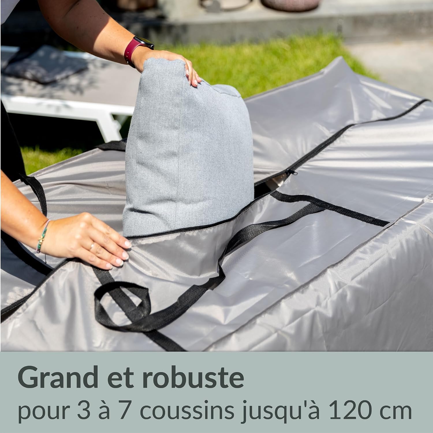 Detalle 2 de Chefarone Borsa Impermeabile per Cuscini 125x50x32 cm