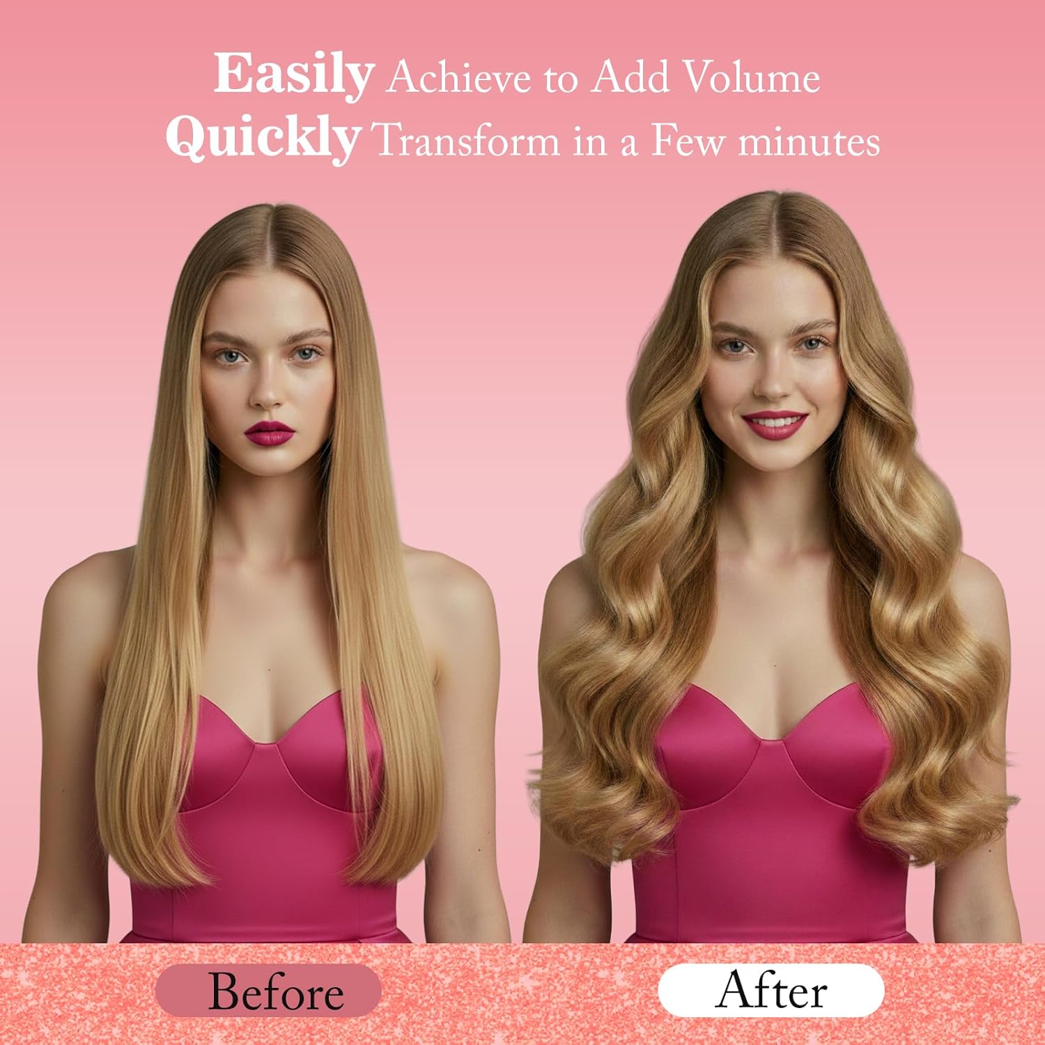 Thumbnail 6 de Ve Sunny Hair Extensions Real Human Hair 24 Inch Genius Clip-In Extensions in Platinum Blonde