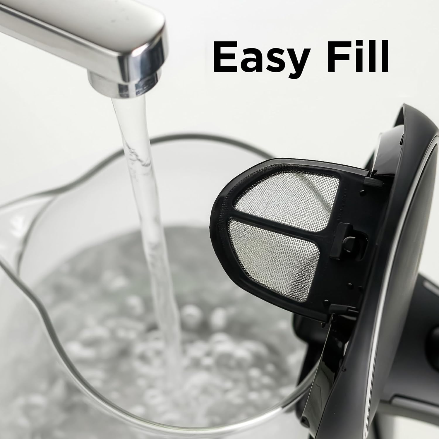 Thumbnail 5 de OVENTE KG83B Electric Kettle (1.5L) Borosilicate Glass Countertop Water Heater for Coffee or Tea