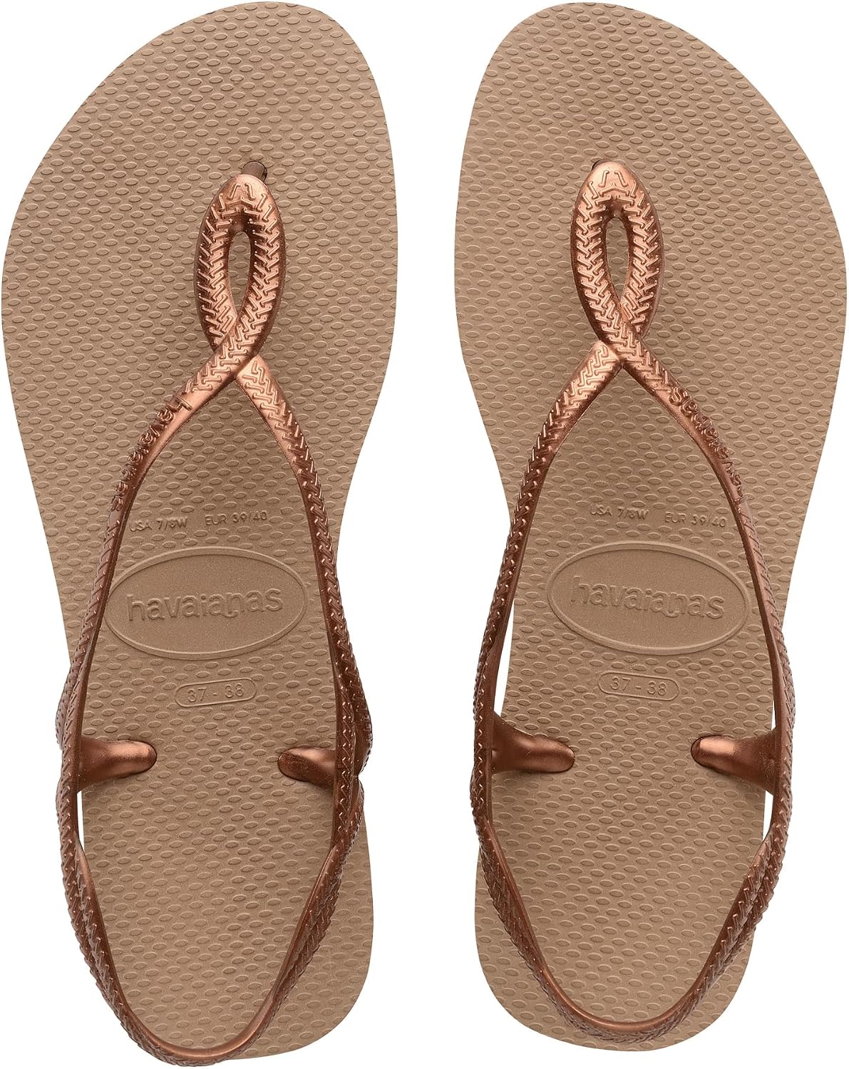 Detalle de Havaianas Luna Ciber Pink 37-38 Womens Flip Flops