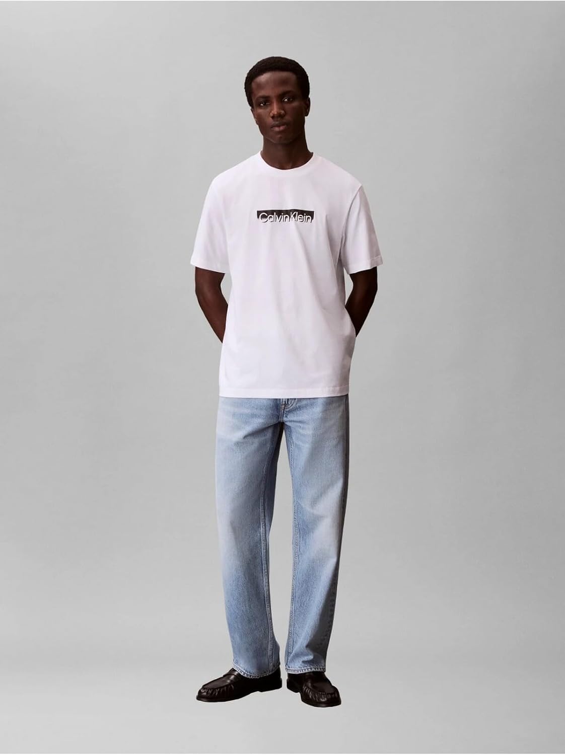 Detalle de Magliette grafiche uomo Calvin Klein “GRAP” (confezione da 1)