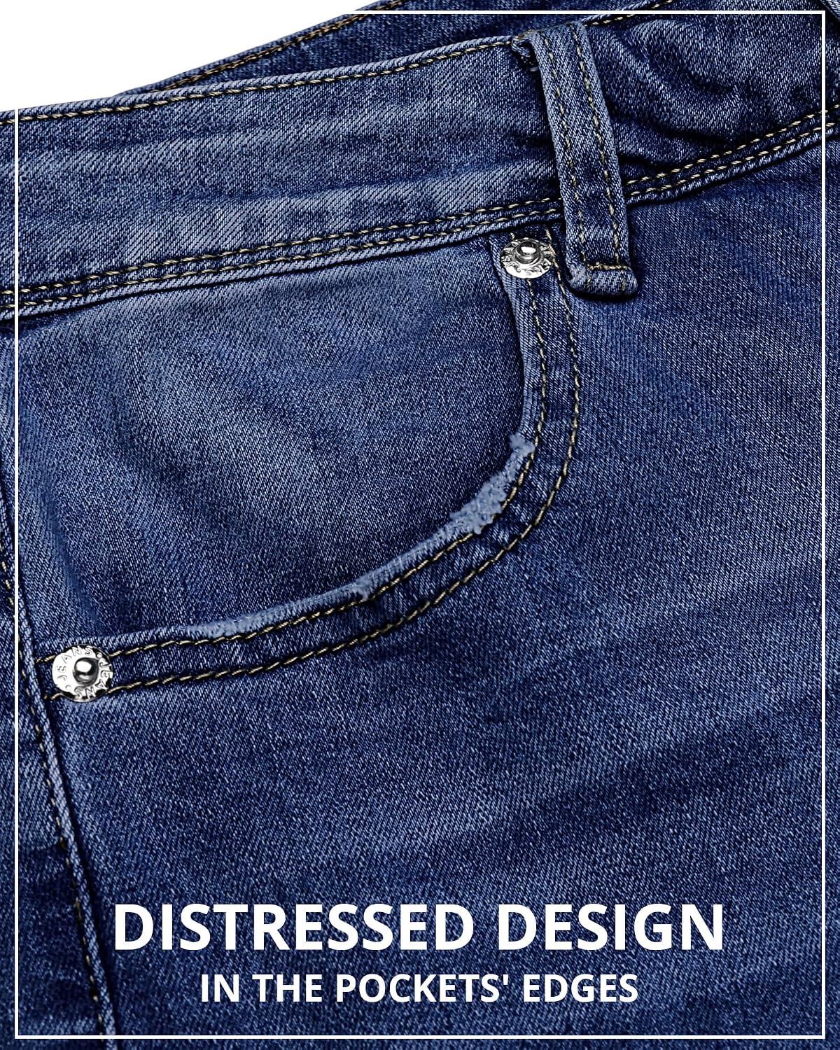 Detalle 1 de GRAPENT Women's Flare Jeans in Stretch Denim