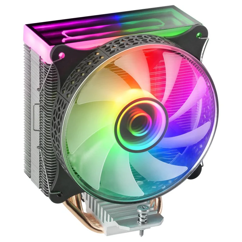 Detalle de Mars Gaming MCPU-VR: Disipador CPU 120 mm con doble ARGB y rendimiento hasta 180 W