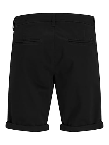Thumbnail 3 de JACK & JONES Pantalones Cortos Chinos Ajustados para Hombre (XXL) - Cintura Media, Color Negro