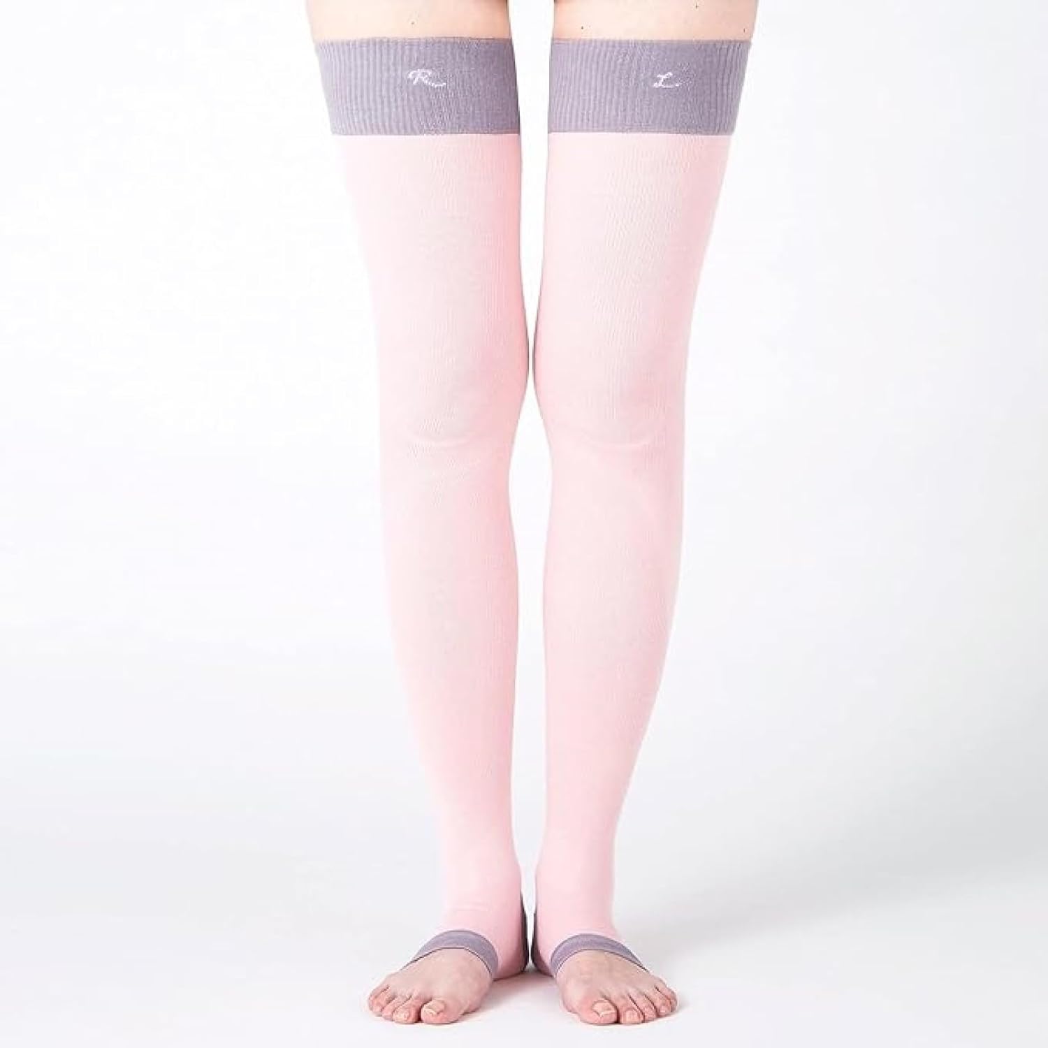 Detalle de オカモト 靴下サプリ 寝ながらロングうずまいて血行を促すソックス 638-991 レディース