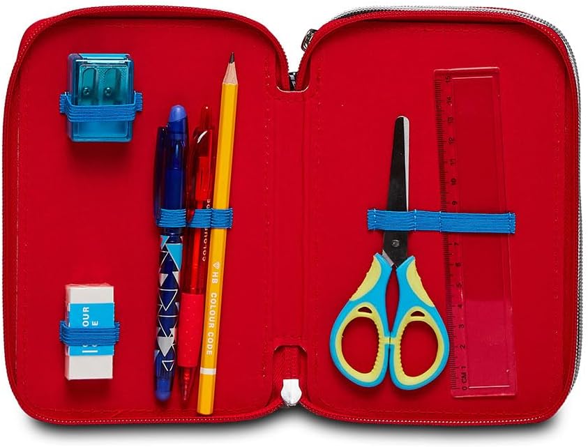 Detalle de Seven Trousse 3 Zip Spider-Man The Greatest Heroe – Multicolore, avec crayons et feutres