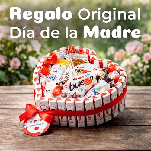 Detalle de Cesta de regalo de Chocolates Kinder Bueno para el Día de la Madre ONZA Sweet & Salted