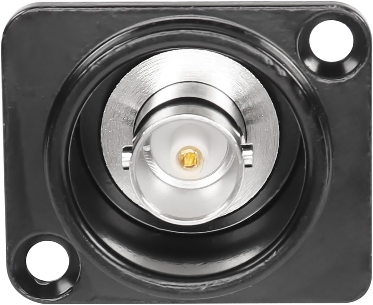 Thumbnail 3 de XMSJSIY D-Type BNC panel mount connector (female-to-female feed-through) for SDI video coax