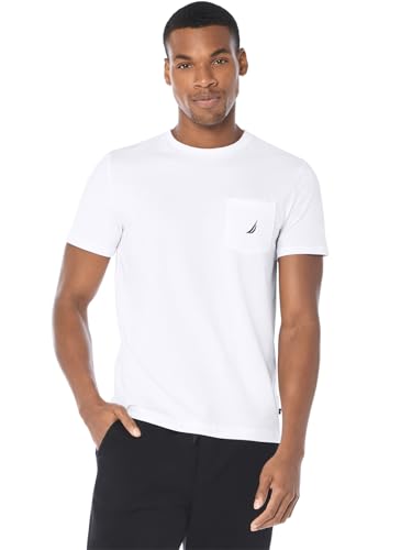 Detalle de Nautica V41050 Camiseta hombre Blanco Medium 1 unidad