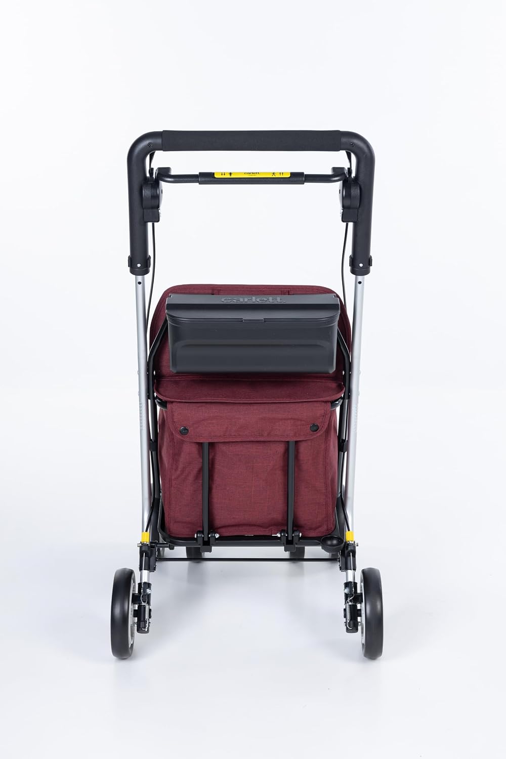 Detalle de Carlett Comfort Move – wózek zakupowy, siedzisko, torba 29 l, udźwig 15 kg