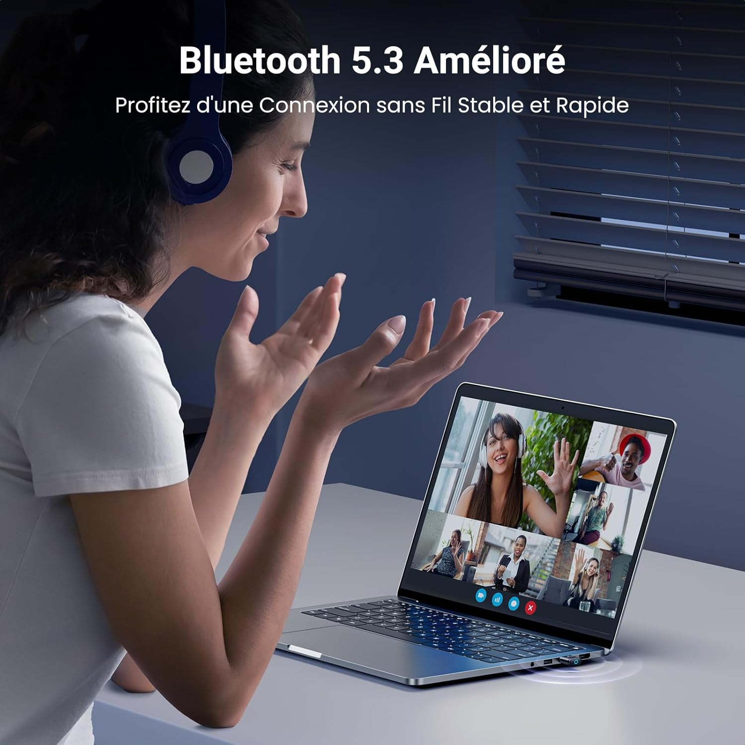 Thumbnail 1 de UGREEN Dongle Bluetooth 5.3 pour PC ⚙️