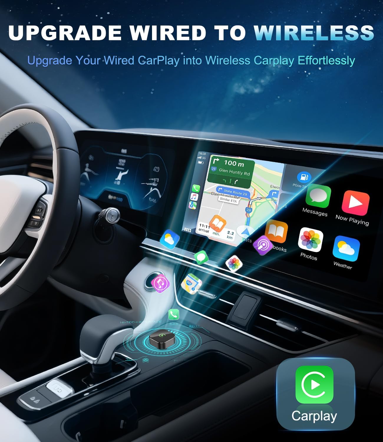 Thumbnail 2 de CMRDQD CarPlay Adapter kabelloses CarPlay ab 2016