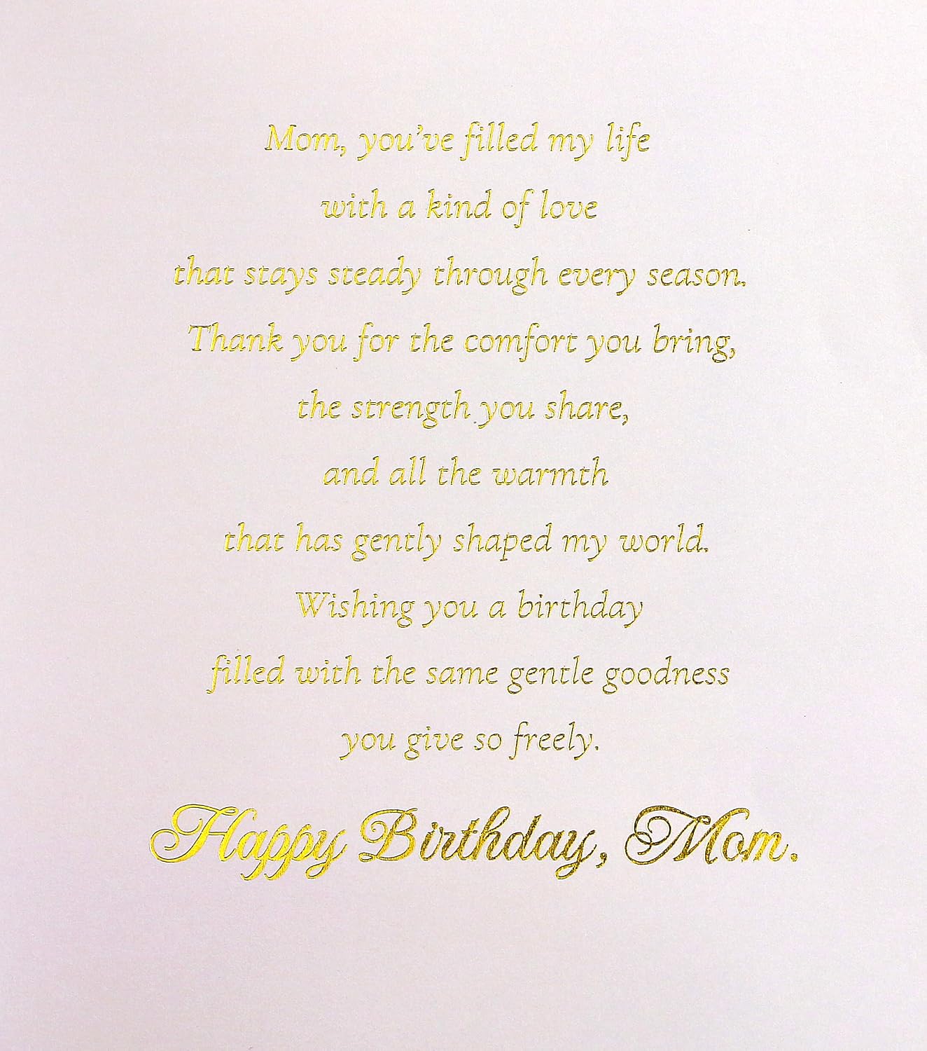 Thumbnail 2 de TzenvoGift Mom Birthday Card, Floral Double-Layer Card with Gold Foil