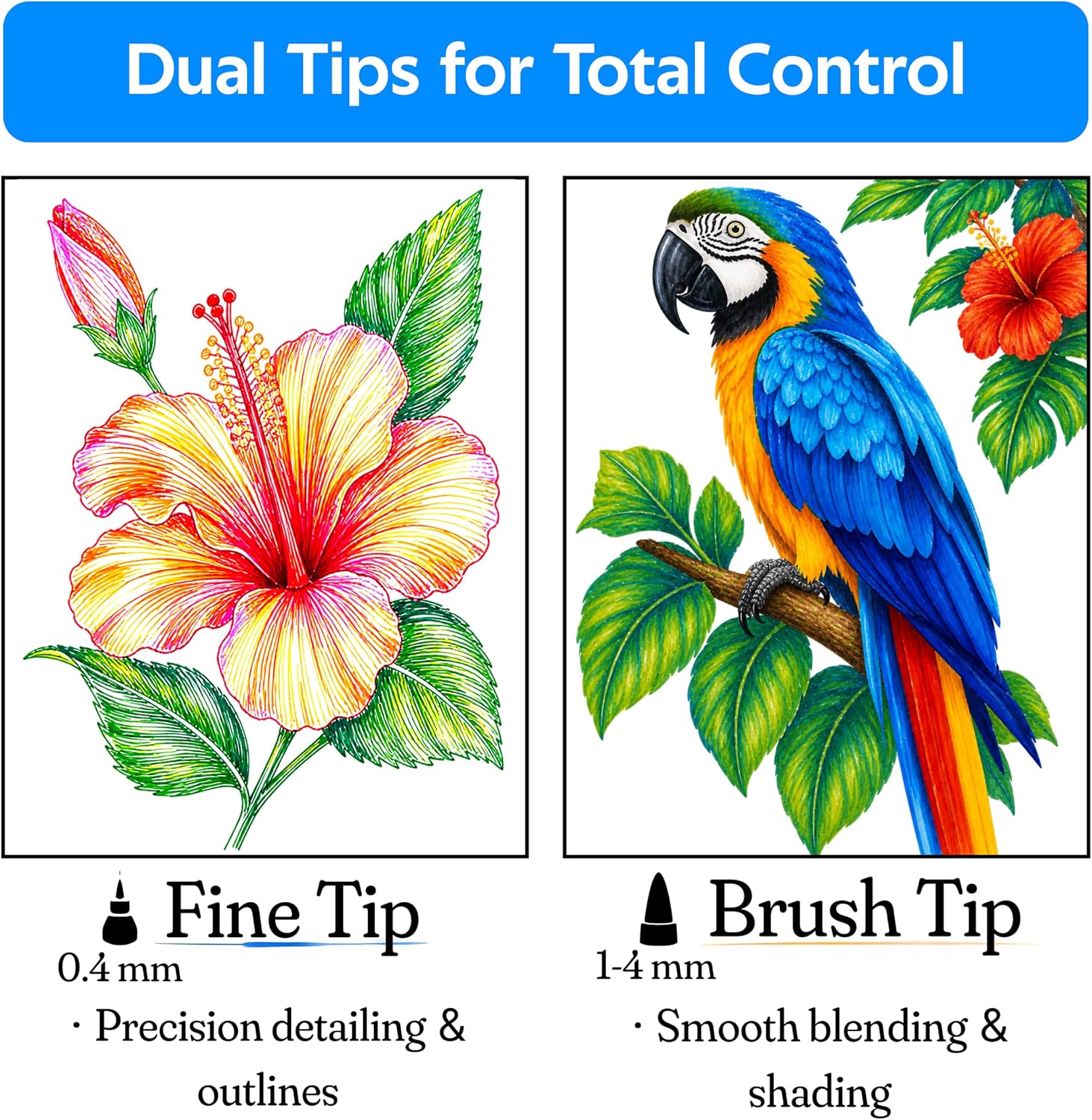 Thumbnail 5 de Litlat 72 colouring pens set