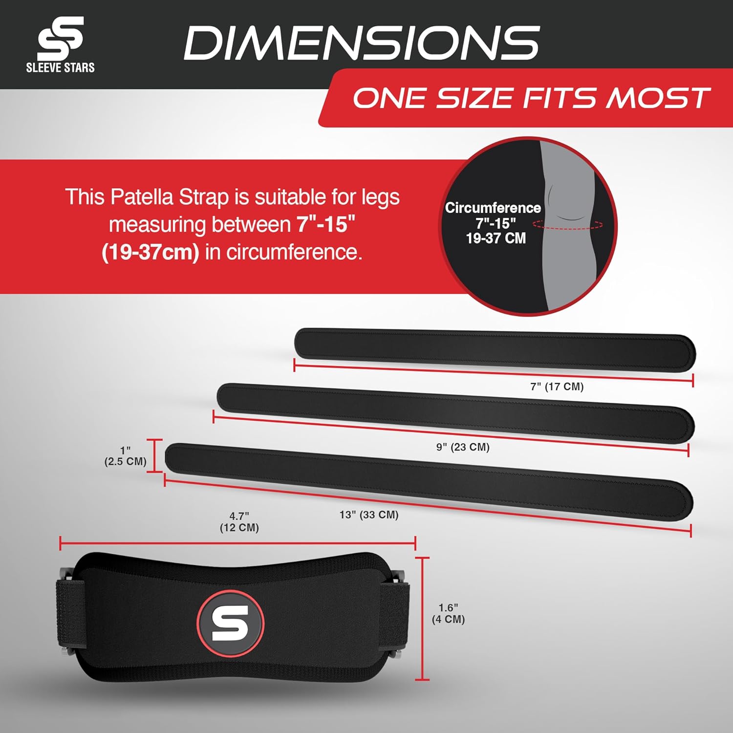 Detalle 2 de Sleeve Stars Patellar Tendon Support 7-15 in