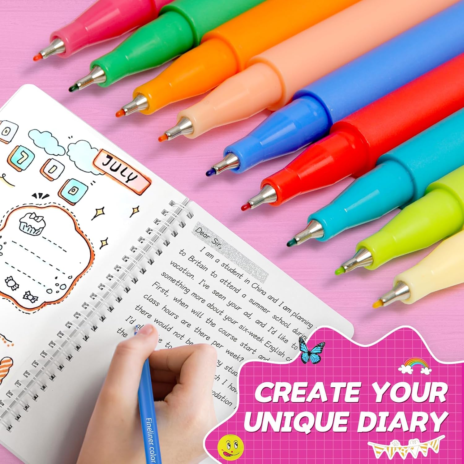 Thumbnail 4 de Mega Journal Kit for Teenage Girls 2-Pack
