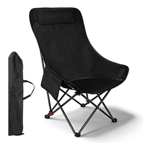 Detalle de Campingstuhl Faltbar 170 kg – Höhenverstellbar von Peelanmall